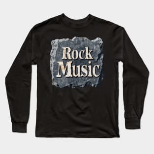 Eternal Rock: Carved in Stone Long Sleeve T-Shirt